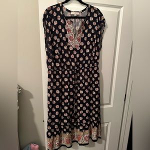 LOFT paisley dress